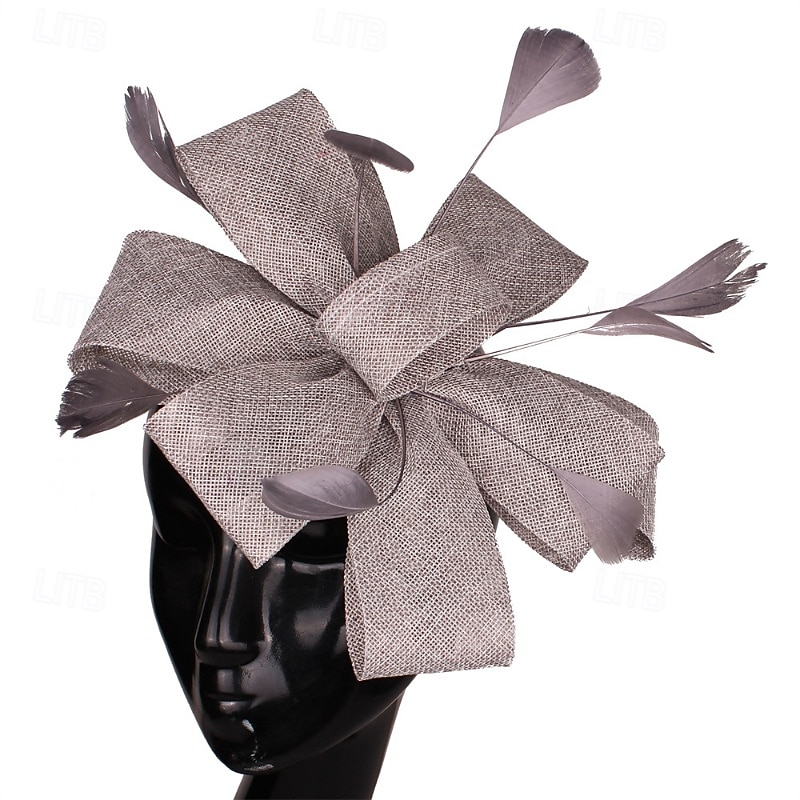 Fascinators Fabric Wedding Birthday Elegant Vintage Cute With Feather Bowknot Headpiece Headwear 2026 - $17.49 –P6
