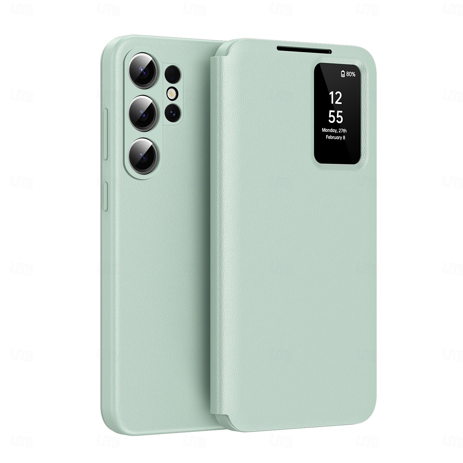 Phone Case For Samsung Galaxy S26 S26 Plus S26 Ultra Wallet Case Clear View Window Camera Lens Protector Ultra Thin Retro PU Leather 2026 - $25.99 –P15