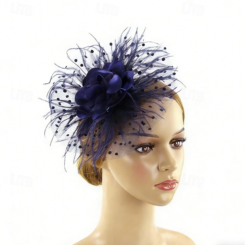 Γοητευτικά Φτερό Γάμου Γενέθλια Βίντατζ χαριτωμένο στυλ Ρετρό Με Φτερό Ακουστικό Καπέλα 2026 - $17.49 –P1