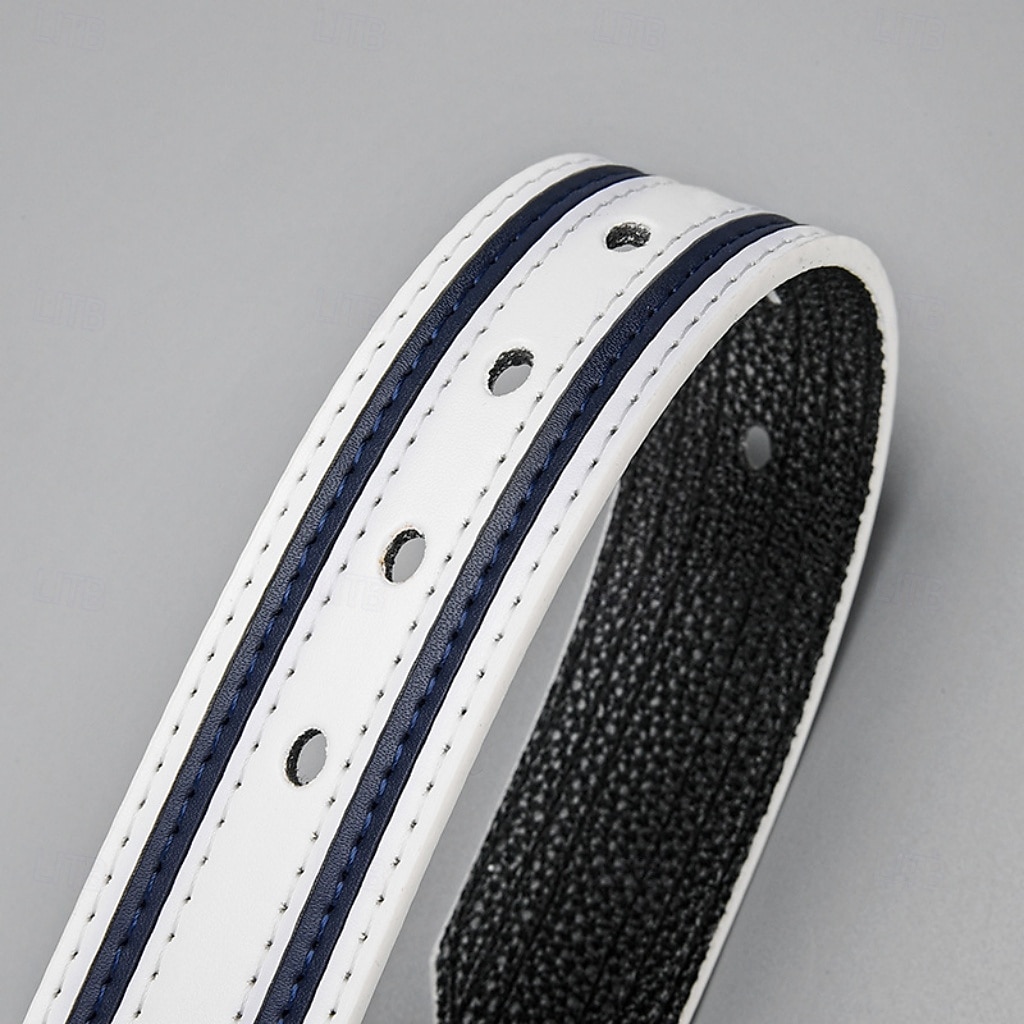 Herr Bälte Justerbara Läder Legering Streetwear Nutida Fritid Färgblock Blå Svart Dagligen Företag Formell Midjebälte 2026 - $5.49 –P14