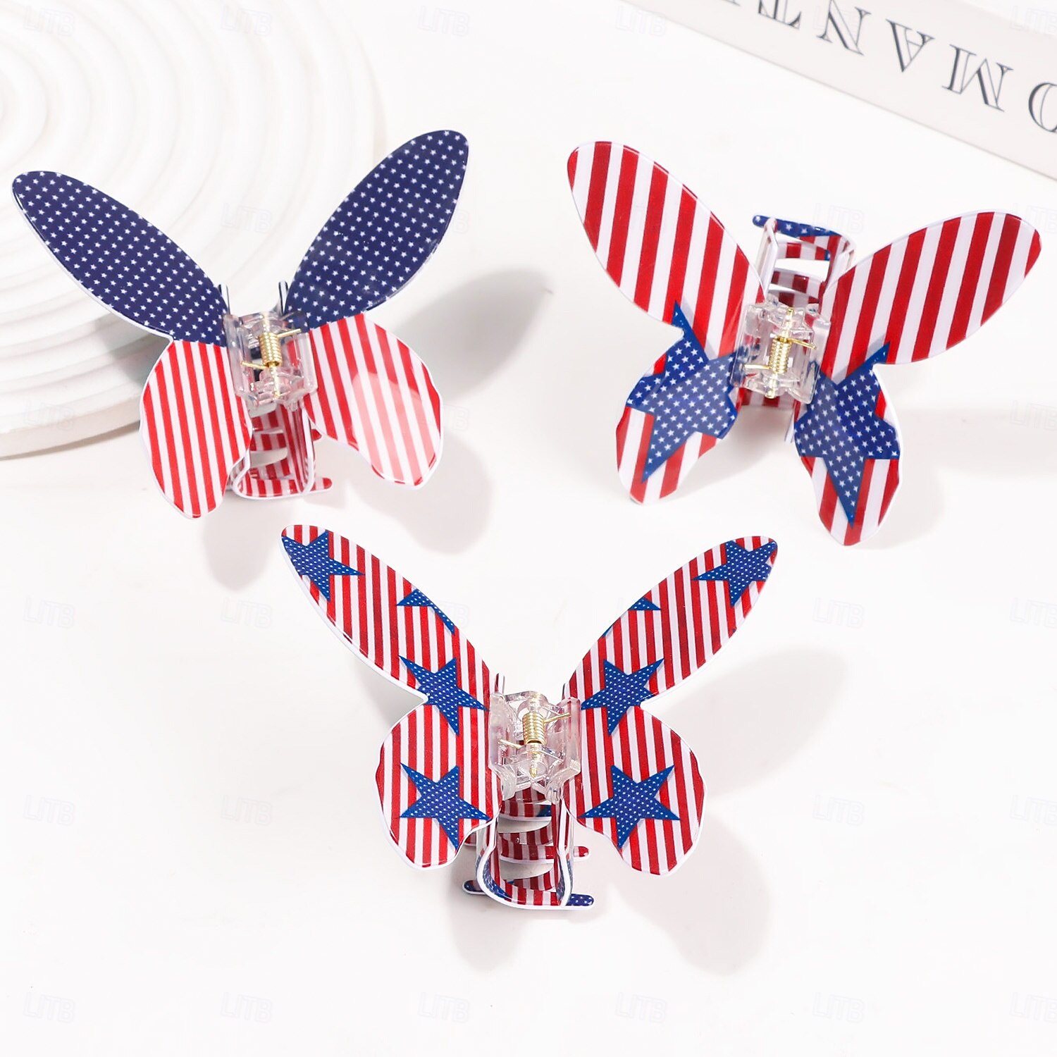 250th Anniversary USA Hair Accessories Vintage Adults' Women's 4th of July Casual Party Dress Up 2026 - $13.99 –P3