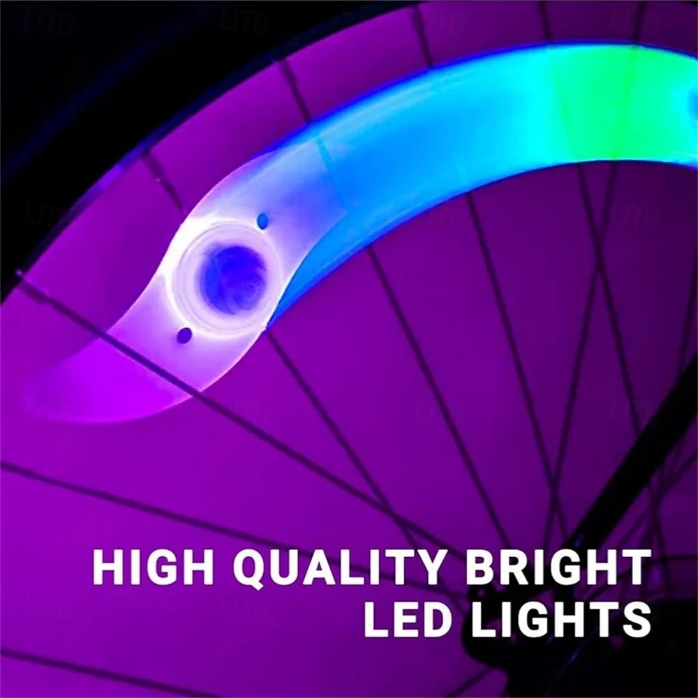 Mountain Biking Road Vehicle Wind Fire Wheel Color Spoke Light Rim Light Tire Wheel Light Night Riding Night Riding Equipment 2026 - $9.99 –P3