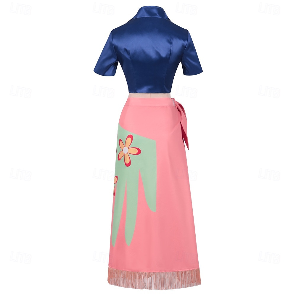 Avventuriero dell'oceano Pirata di Cappello di Paglia Anime Abiti Mascherata Abiti Cosplay Halloween Anime Expo Top Gonna Costume Per Per donna Adulti del 2026 a $66.99 –P3