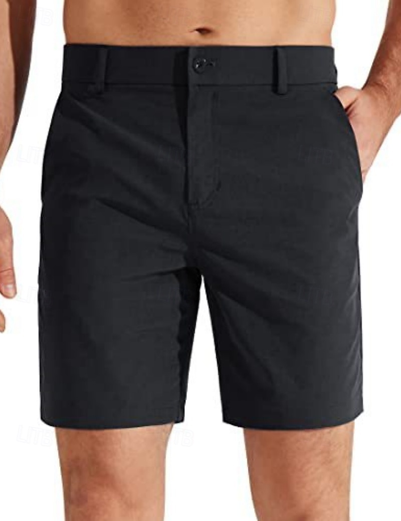 Herren Shorts Schicke Shorts Geschäft Freizeitshorts Tasche Rein Einfach Atmungsaktiv Knielang Lässig Outdoor Arbeit Urlaub Mode Hellgrau Unelastisch 2026 - $25.99 –P4