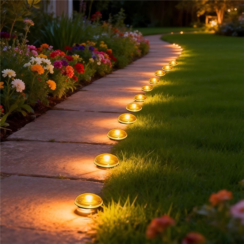 Solar-Powered Led Path Garden Lights  Purple Fairy Lights 30LED IP44 Waterproof  And Durable Recessed Outdoor Garden Lights Suitable For Decorative Lighting Of Walkways Lawns, Camping Parties 2026 - $34.99 –P19