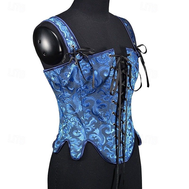 Medieval Renaissance Cottagecore Corset Bodice Viking Peasant Lace up Fancy Dress Women's Celtic Fantasy Halloween Carnival Performance LARP Ren Faire Adults' Corset 2026 - $31.99 –P24