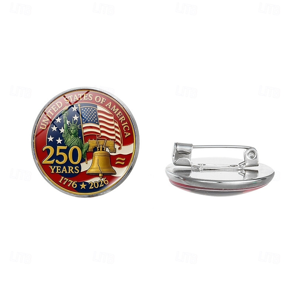 4 db-os amerikai 250. évfordulós hajtókatű 1776-2026 hazafias fehér sas szabadságharang emlékbross szuvenír hazafiaknak veteránok gyűjtők hátizsák dzseki dekoráció 2026 - $10.99 –P10