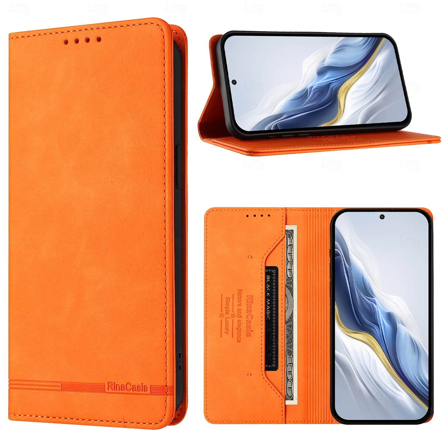 telefon fodral Till Samsung Galaxy S26 S26 Ultra Plus Plånboksfodral med stativ Magnet Stöd för trådlös laddning Kontor / företag TPU PU läder 2026 - $15.99 –P7