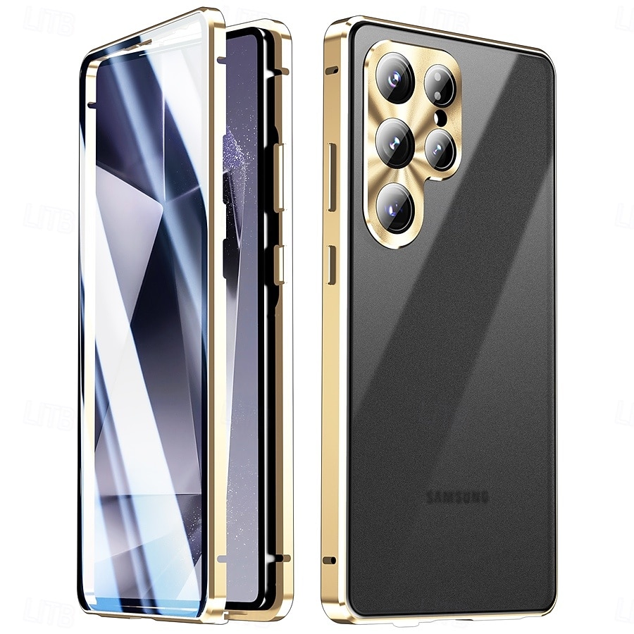 Phone Case For Samsung Galaxy S26 S26 Plus S26 Ultra Novelty Magnetic Adsorption Slim Case Detachable with Screen Protector Anti peep Metal ABS+PC 2026 - $30.99 –P17