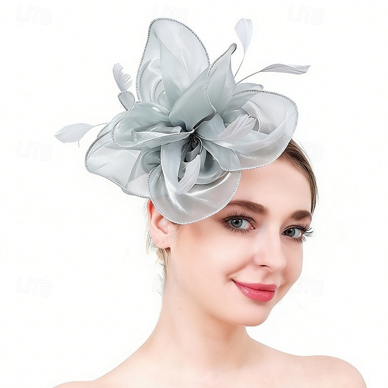 Palarioare Material Textil Nuntă Zi de Naștere Epocă Drăguţ Retro Cu Pene Diadema Articole Pentru Cap 2026 - $17.49 –P8