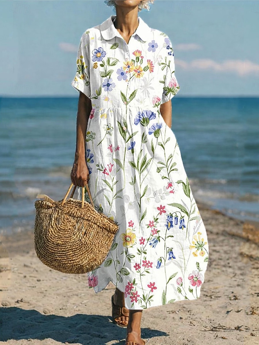 bohemian vacation dresses High Low Dresses Resort Beach Boho Casual Summer Evening Vestido Dress Vacation Travel Bohemian