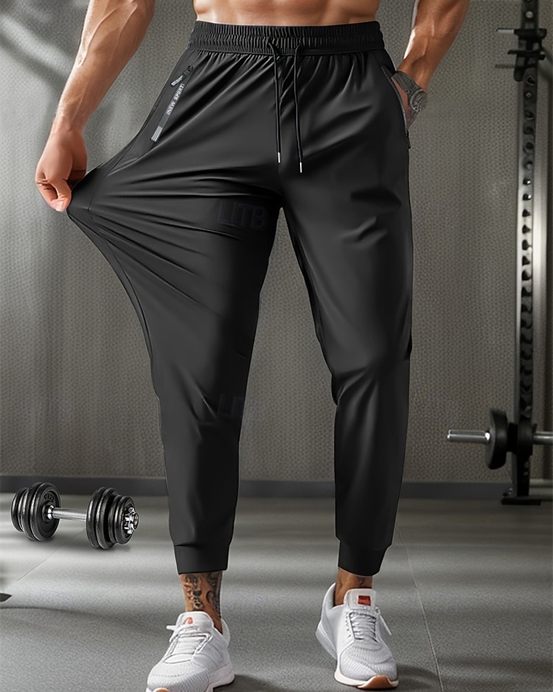 Miesten Urheiluhousut GYM housut Juoksuhousut Kouluts Urheilullinen Päivittäin Korkea Stretch Mukava Hengittävä Kurenauha Tasku Joustava vyötärö Tavallinen Täyspitkä Urheilu Vapaa-aika Urheiluvaatteet 2026 - $17.99 –P1