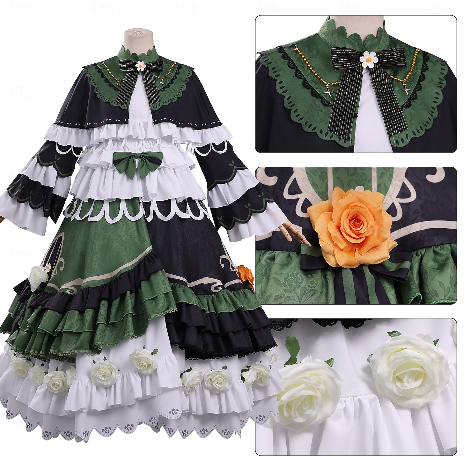 Anime Dress Cosplay Suits Video Game Costumes Halloween Masquerade Daily Anime Expo Dress Hat For Women's Adults' 2026 - $166.99 –P4