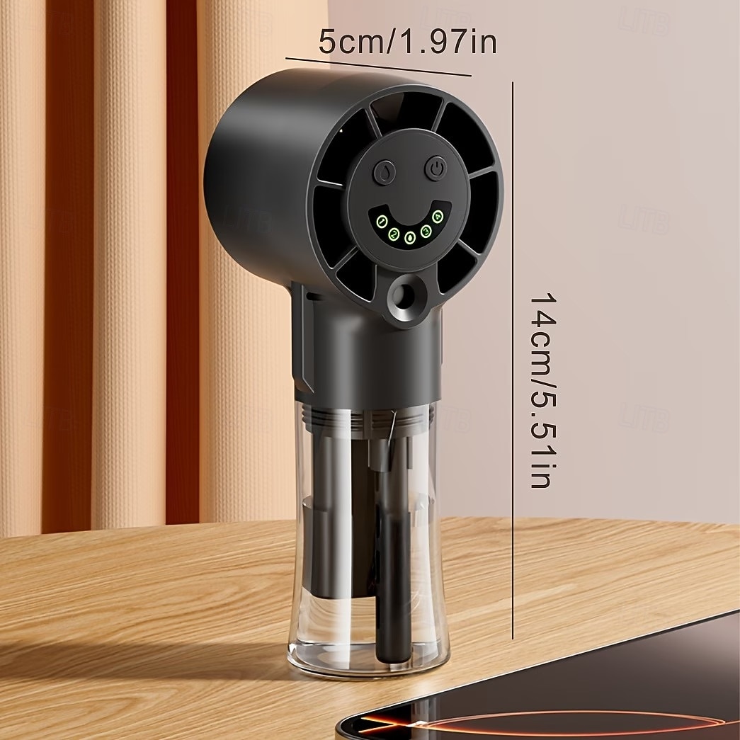 USB-uppladdningsbar dimfläkt, bärbar handhållen minifläkt, höghastighetsfläkt, nano-dimkylning, perfekt för män och kvinnor, resor, camping och utomhusbruk 2026 - $19.99 –P8