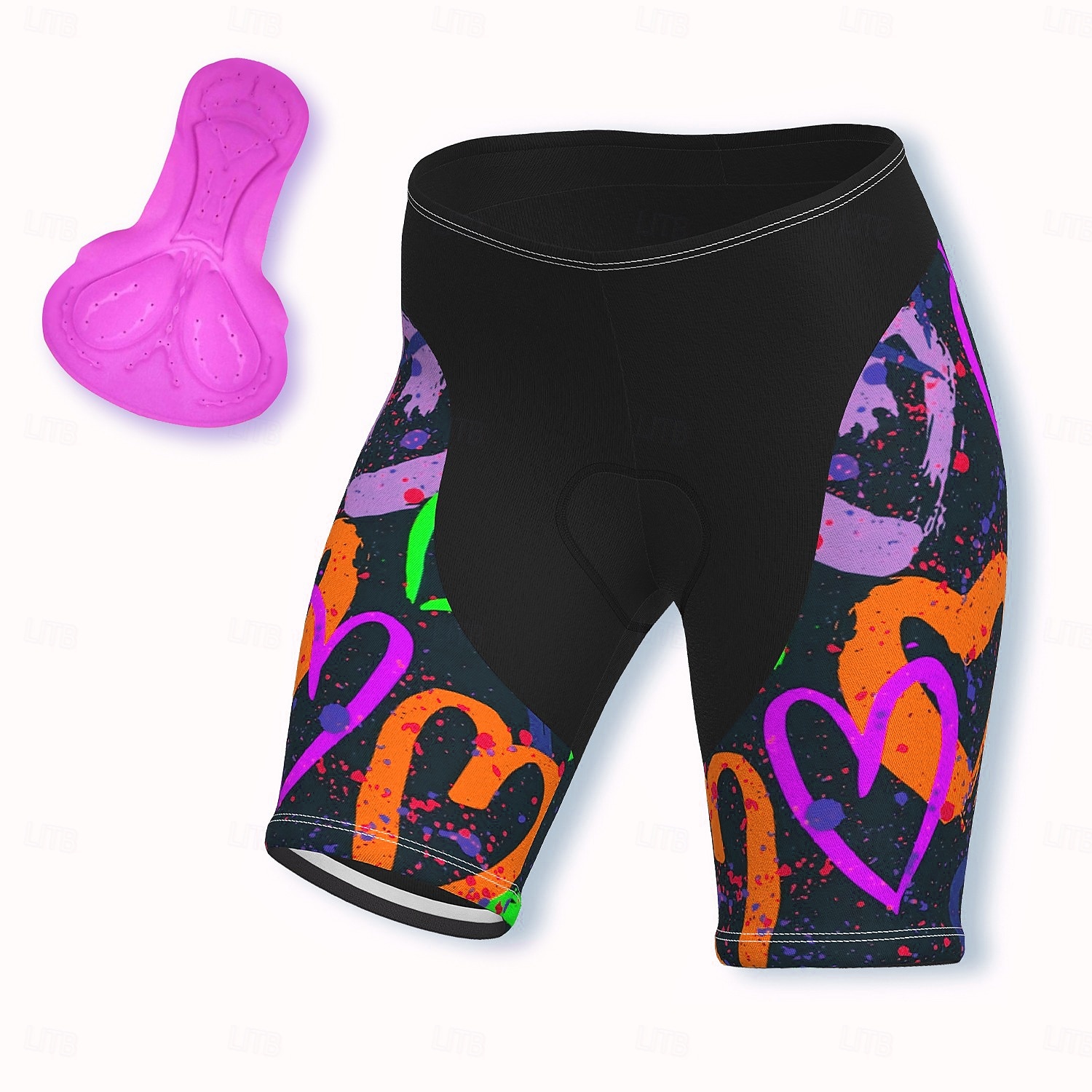 Γυναικεία Καρδιά Σορτς ποδηλασίας Ποδήλατο Κοντά Παντελονάκια Παντελόνια Ποδηλασία Βουνού Ποδηλασία Δρόμου Αθλητισμός 3D Pad Γρήγορο Στέγνωμα Moale Αντανακλαστικές Λωρίδες Ροζ Σκούρο μωβ Σπαντέξ Ρούχα 2026 - $27.99 –P13