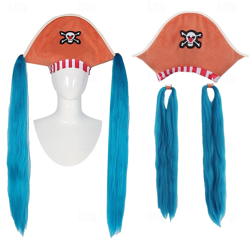 Ocean Adventurer Burlesque Clown Pirat Słomkowy Kapelusz Kostium Cosplay Stroje Anime Stroje tematyczne do filmów i programów telewizyjnych for Męskie Dla dorosłych Bal maskowy Halloween Comic Con 2026 - $119.99 –P11