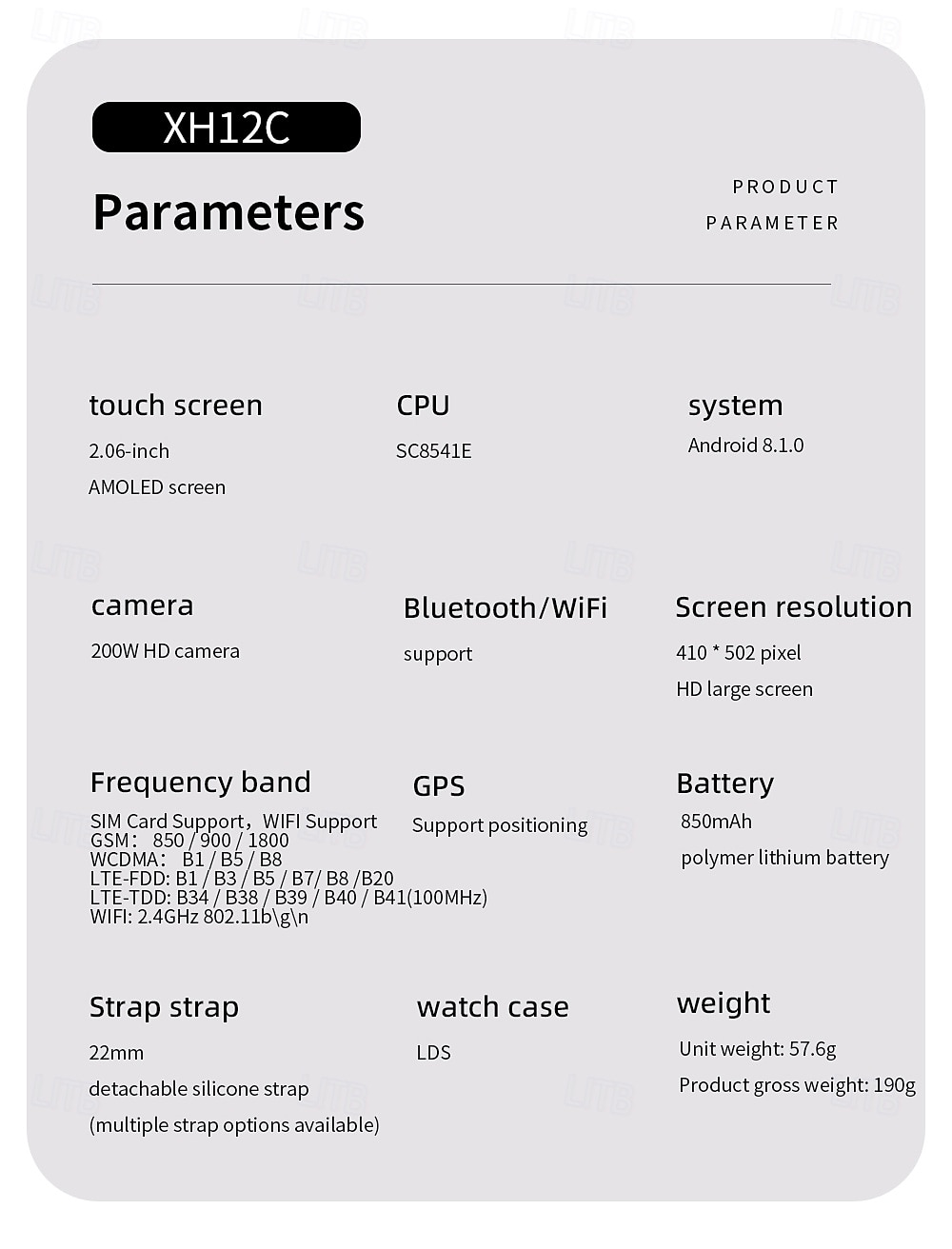 XH12C Smart Watch 2.06 inch 4G LTE Cellular Smartwatch Phone Pedometer Call Reminder Sleep Tracker Compatible with Android iOS Unisex GPS Hands-Free Calls Media Control IPX-4 49mm Watch Case 2026 - $117.99 –P19