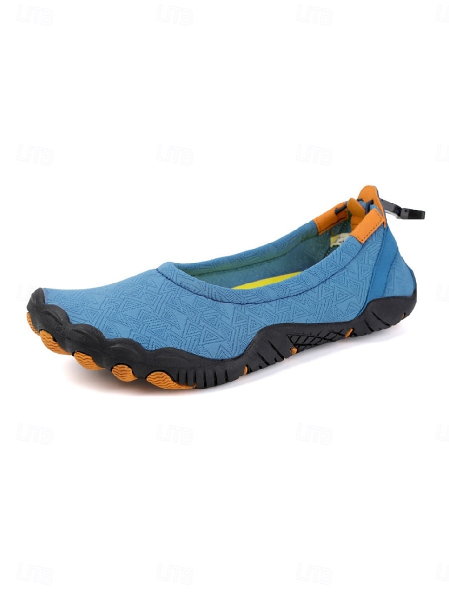 Women's Blue Wide Toe Water Shoes – Lightweight Quick-Dry Barefoot Aqua Shoes with Anti-Slip Sole, Flexible Five-Toe Style for Swimming, Beach, Diving, River Trekking, Gym and Water Sport 2026 - $32.99 –P1