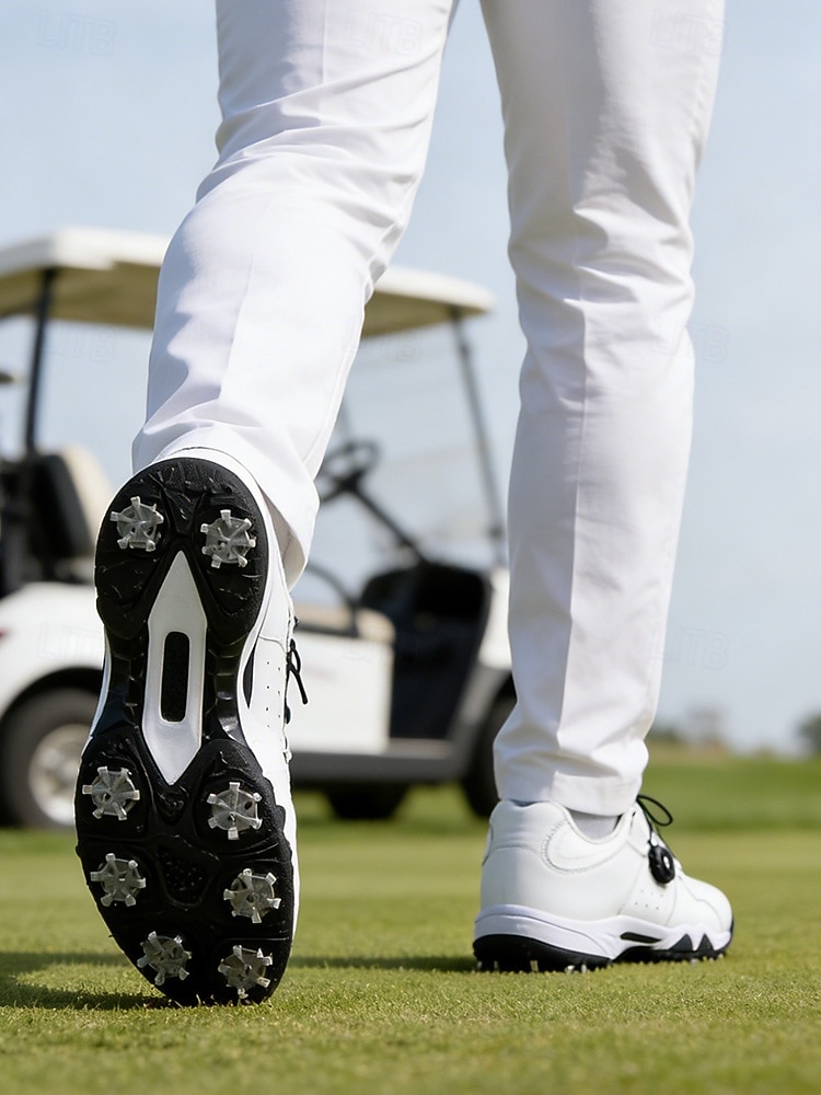 Men's Premium White Golf Shoes with High-Performance Outsole – Stylish and Comfortable for Professional Golf Players 2026 - $99.99 –P2