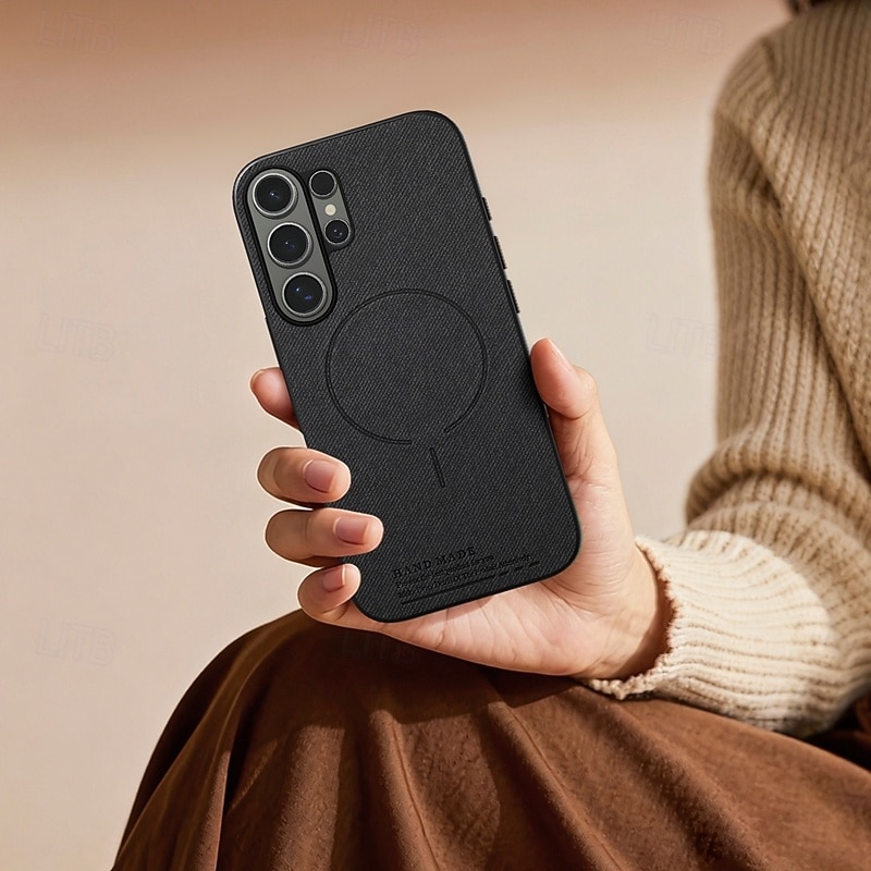 telefon Carcasă Pro Samsung Galaxy S26 S25 Hrana S24 FE S23 Ultra Plus A56 A36 A26 A16 A55 5G A35 5G Magnetické adsorpční pouzdro Podpora bezdrátového nabíjení Nárazuvzdorné TPU PU kůže 2026 - $13.99 –P5