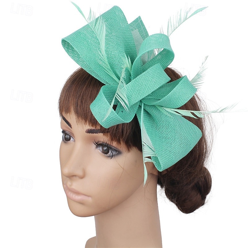 Fascinators Plumes Mariage Anniversaire ancien Mignon Rétro Avec Plume Casque Couvre-chef de 2026 ? $17.49 –P7