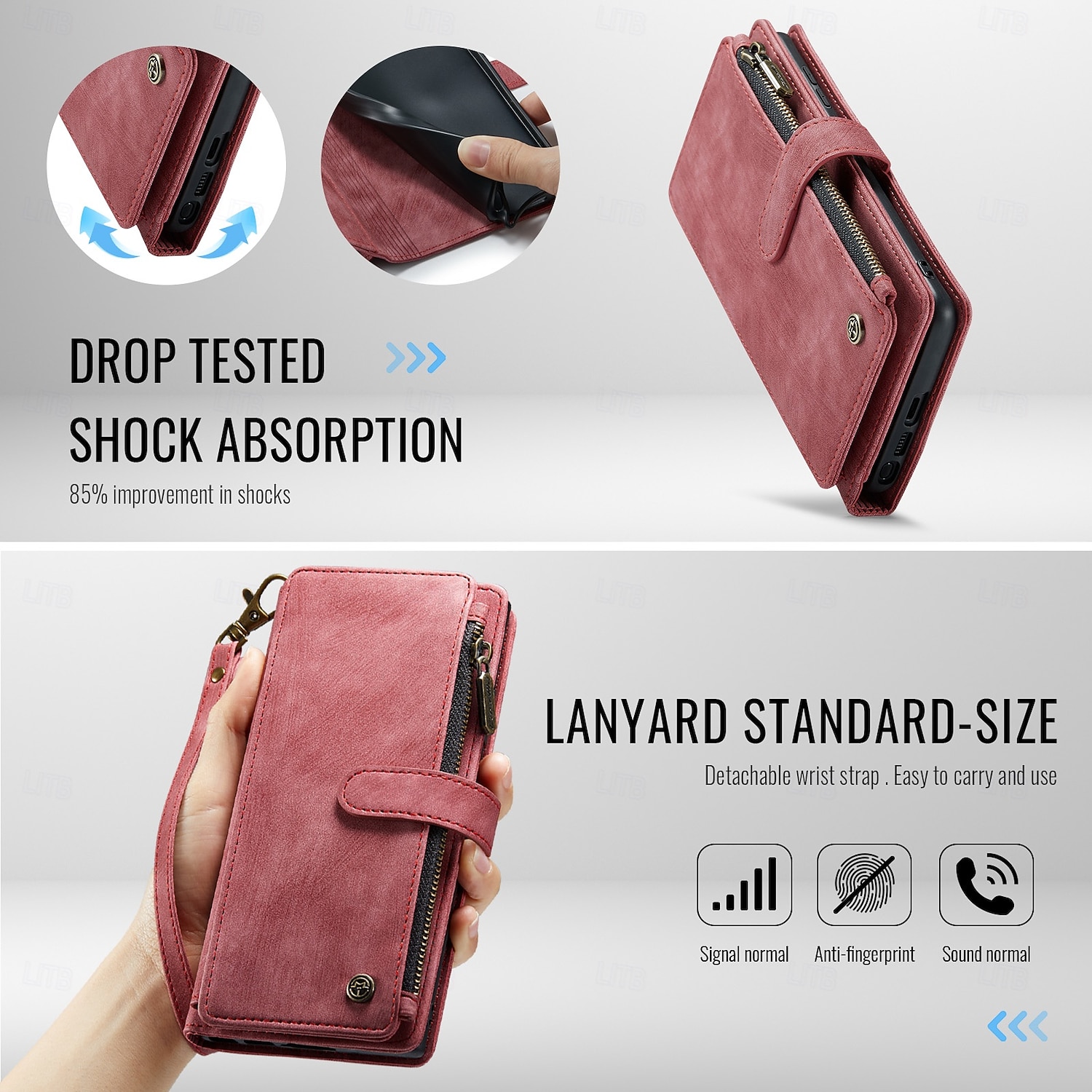 teléfono Funda Para Samsung galaxia S26 S26 Ultra Plus Tarjetas billetera con Soporte con correa de muñeca Ranura para tarjetas Retro TPU Cuero de PU 2026 - $22.99 –P5
