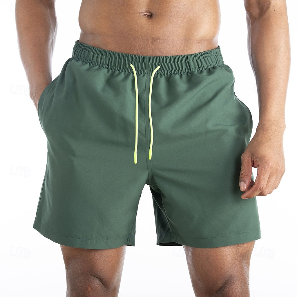 Per uomo Shorts Shorts da Spiaggia Pantaloncini casual Coulisse Tasca Elastico in vita Semplice Impermeabile Comodità Corto Casuale All'aperto Vacanza Vacanza Moda Blu azzurro cielo Micro-elastico del 2026 a $25.99 –P14