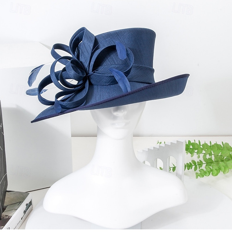 Klobouky Polyester Svatební Narozeniny Elegantní Vinobraní Roztomilý S Rukáv Přílba Pokrývky Hlavy 2026 - $65.99 –P17