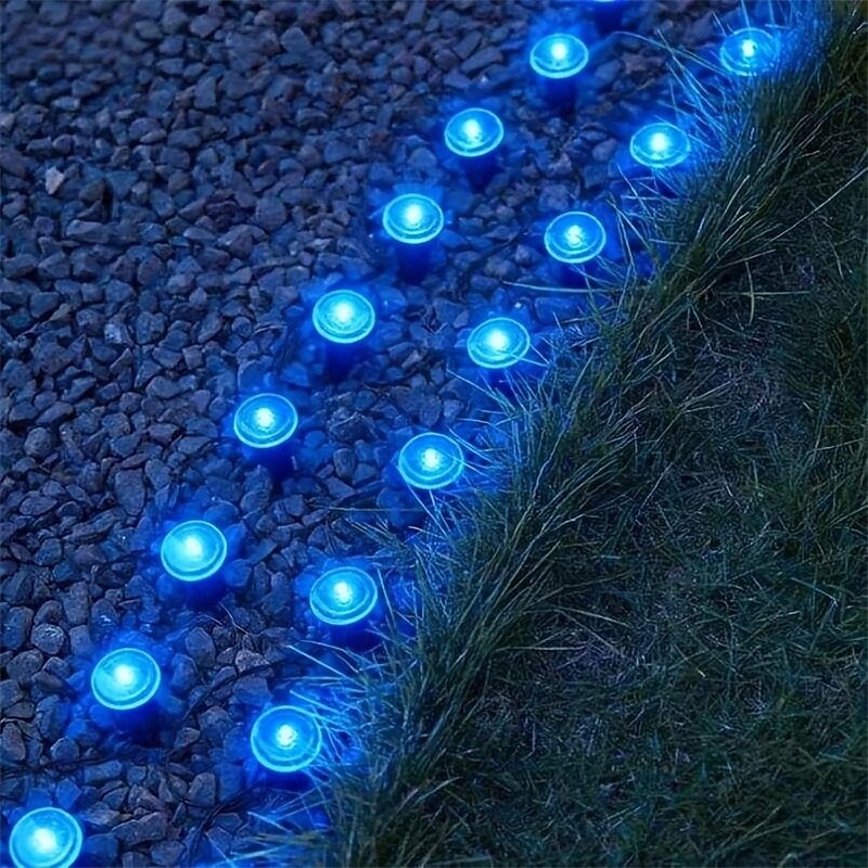 Solar-Powered Led Path Garden Lights  Purple Fairy Lights 30LED IP44 Waterproof  And Durable Recessed Outdoor Garden Lights Suitable For Decorative Lighting Of Walkways Lawns, Camping Parties 2026 - $34.99 –P23