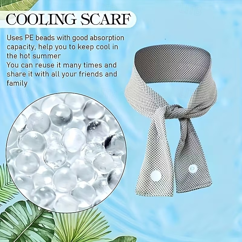 3 db hűsítő jégkagyló, jégtörölköző, izzadságtörölköző, szülés utáni jégpánt, sport fejkendő, hűsítő jégkendő, ideális szabadtéri tevékenységekhez, például túrázáshoz és kempingezéshez enyhén meleg 2026 - $23.99 –P9