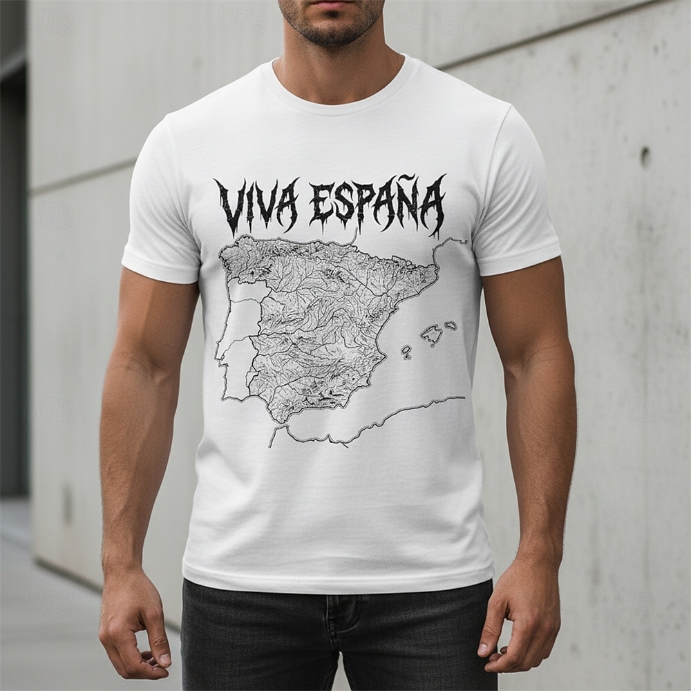 Partita mondiale di calcio 2026 Abiti Maglietta grafica Football americano Tifoso di calcio spagnolo Patriotico Corte per Unisex Adulti Stampa 3D  per Sport all'Aperto del 2026 a $18.99 –P1