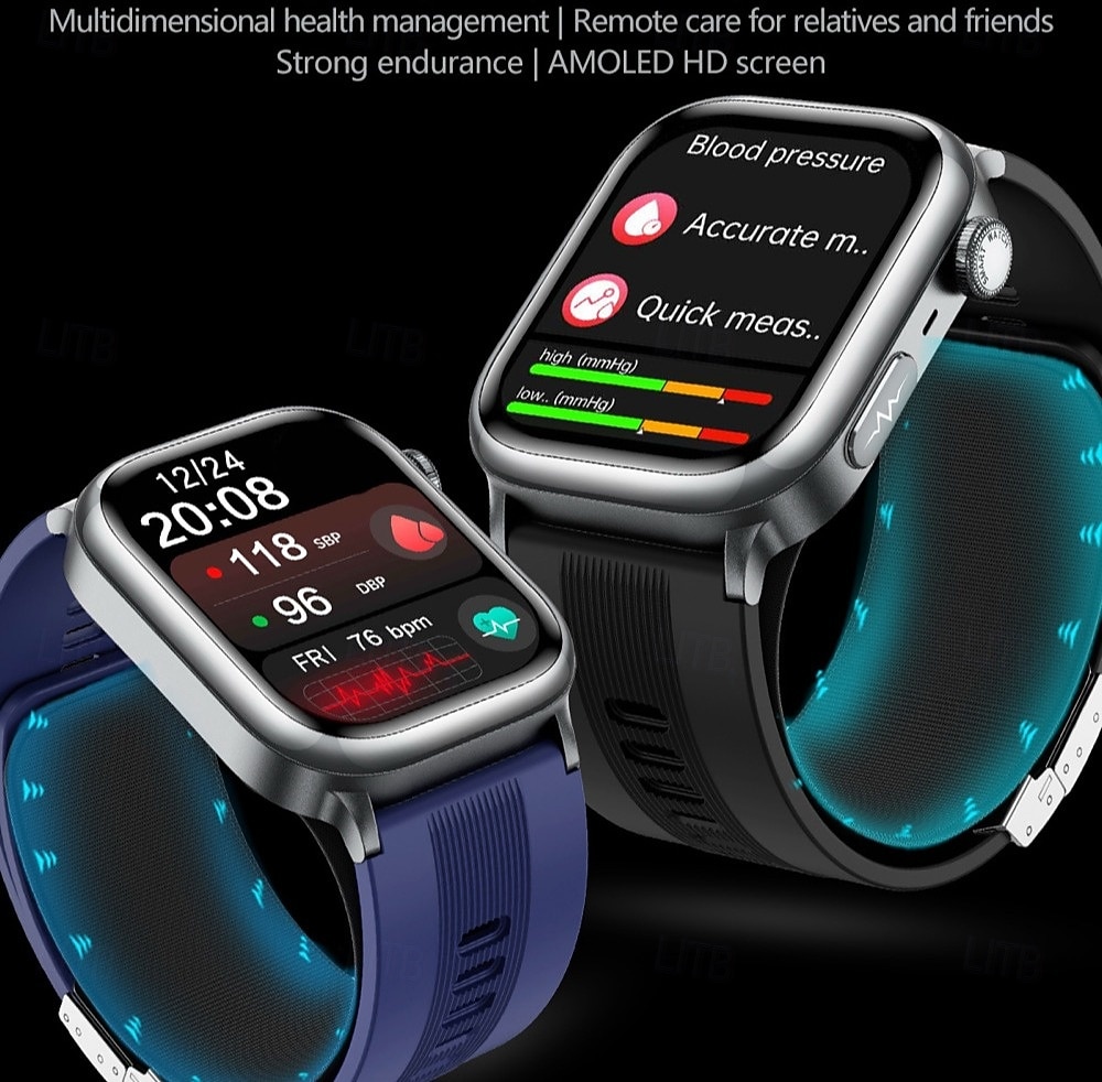 696 TK66 Relógio inteligente 2.06 polegada Relógio inteligente Bluetooth Podômetro Aviso de Chamada Monitor de Sono Compatível com Android iOS Unisexo Chamadas com Mão Livre Lembrete de Mensagem IP 67 de 2026 por $213.09 –P1