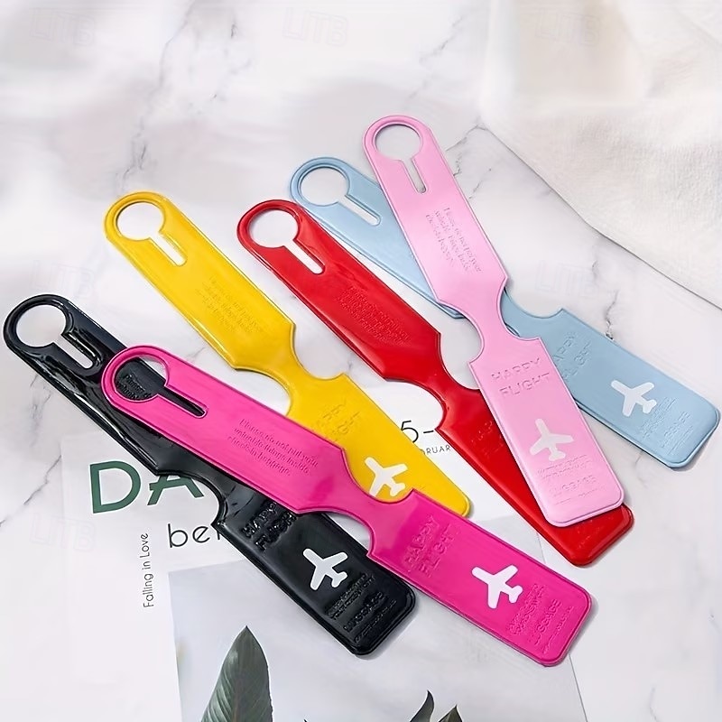 5PCS Waterproof Luggage Tags, Travel Suitcase ID Tags with Stylish Flat Pattern, Durable Bag Identifier for Quick Luggage Identification 2026 - $12.99 –P2