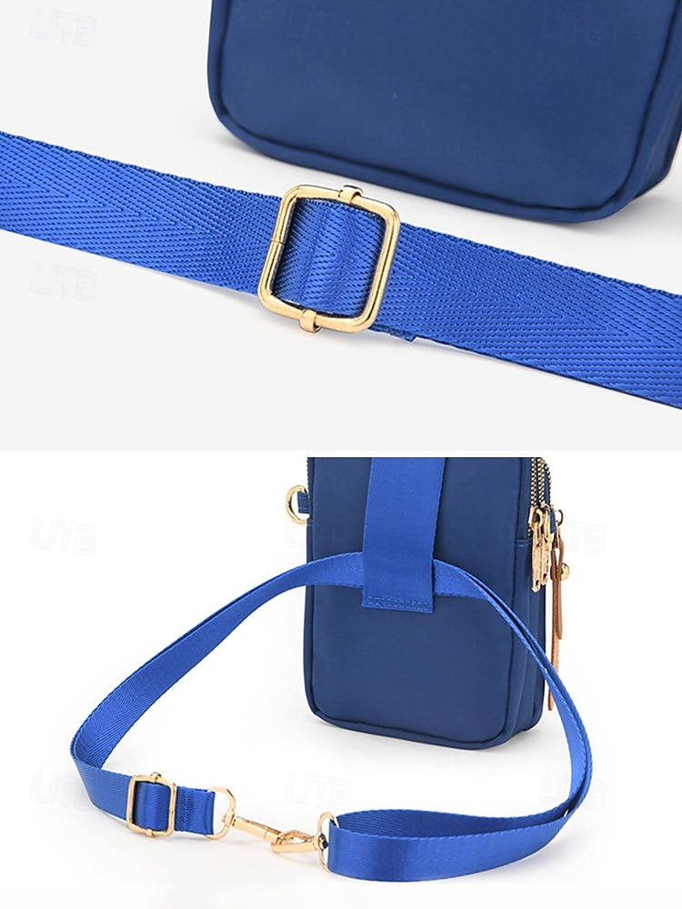Dámská nepromokavá nylonová crossbody taška na telefon s více kapsami, nastavitelným popruhem, malá kabelka přes rameno pro běžné každodenní nošení, cestování, chůzi, běh a sport 2026 - $11.99 –P11