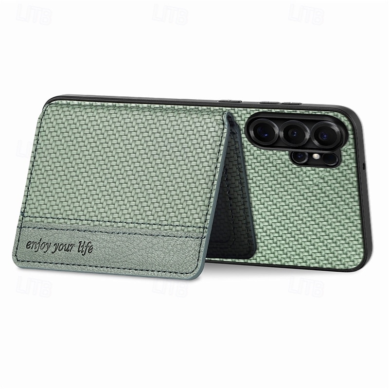 telefon fodral Till Samsung Galaxy S26 S25 Edge S24 FE S23 S22 Plus Ultra A56 A36 A26 A16 A06 Skal Plånboksfodral med stativ Stötsäker TPU PU läder 2026 - $14.99 –P3