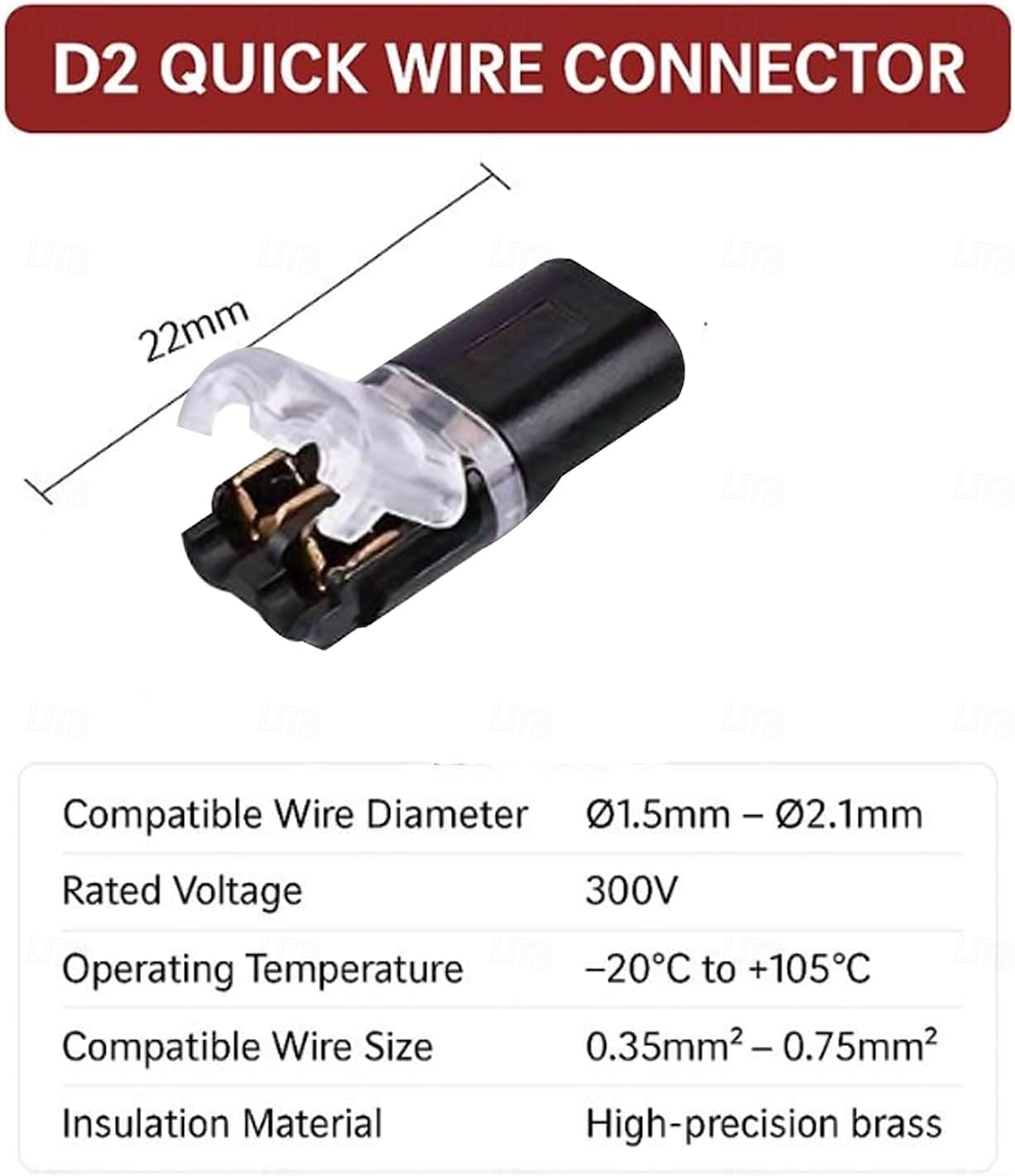 Conector de enchufe de doble cable con hebilla de bloqueo, conectores rápidos de cable con bloqueo ignífugo, adecuados para reparaciones de emergencia, cableado doméstico y automotriz, fáciles de 2026 - $17.99 –P4