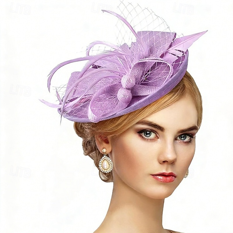 Fascinadores Linho Casamento Aniversário Vintage Estilo bonito Retro Com Penas Capacete Chapéu de 2026 por $16.49 –P9