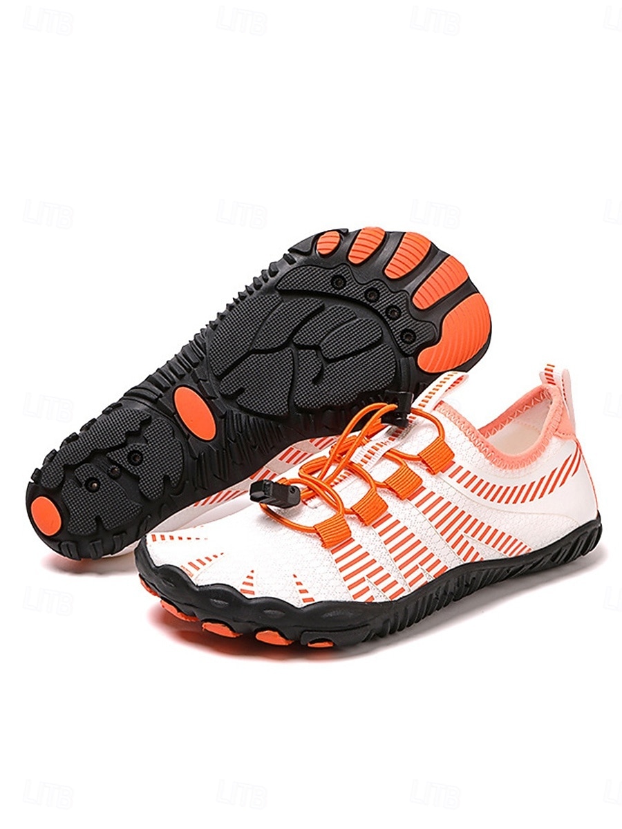 Schnelltrocknende Wasserschuhe für Damen – leichte, atmungsaktive Aqua-Strandschuhe mit verstellbarer elastischer Schnürung und rutschfester Sohle, barfußähnlicher Outdoor-Stil für Strand, Surfen, 2026 - $32.99 –P1