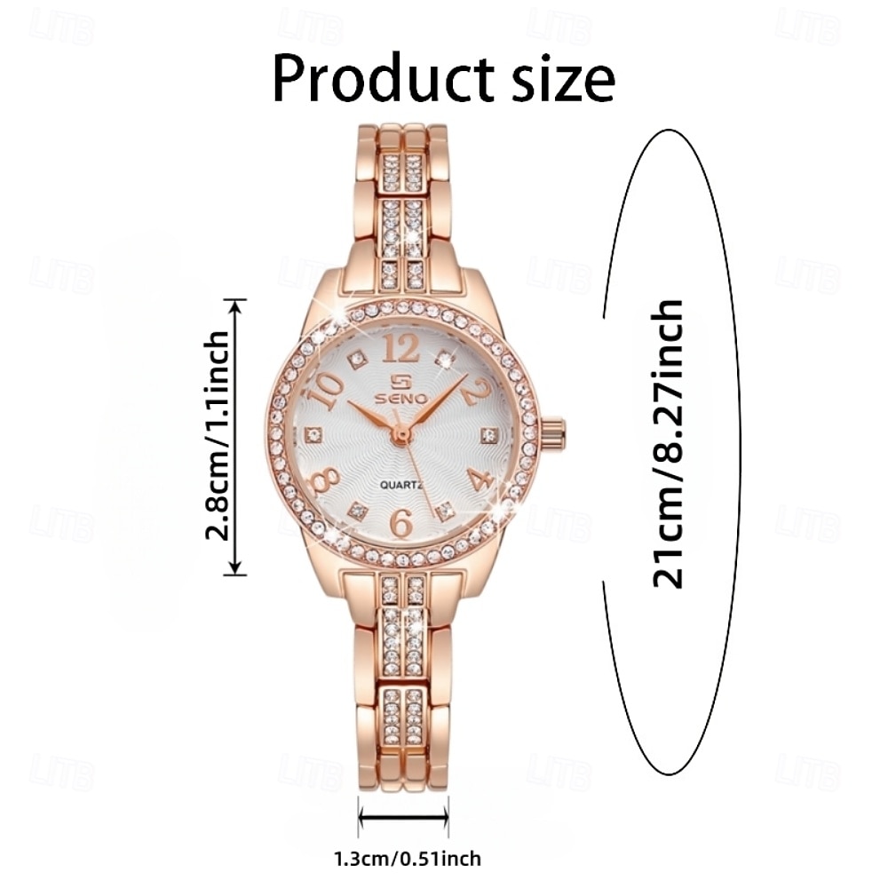 Mother's Day Gift Women Quartz Watch Rhinestone Casual Decoration Alloy Watch 2026 - $25.99 –P10