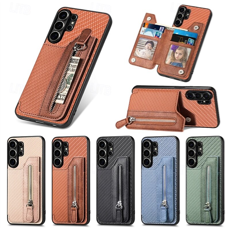 Phone Case For Samsung Galaxy S26 S25 Edge S24 FE S23 S22 Plus  Ultra A56 A36 A26 A16 A06 Wallet Case with Stand Holder Shockproof TPU PU Leather 2026 - $14.99 –P2
