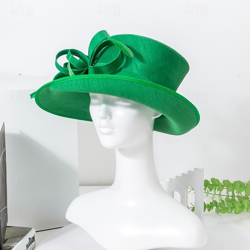 Klobouky Polyester Svatební Narozeniny Elegantní Vinobraní Roztomilý S Rukáv Přílba Pokrývky Hlavy 2026 - $65.99 –P11