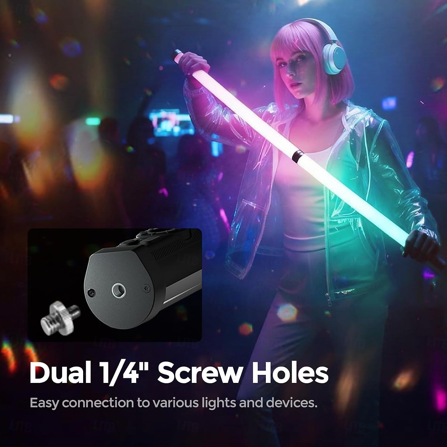 RGB Tube Light, Magnetic Handheld Light Stick, 360°Full Color LED Video Lighting Wand, 2500K-9900K, 21 Scenes, CRI 96+, for Studio Photography Vlog Recording Streaming 2026 - $161.99 –P6