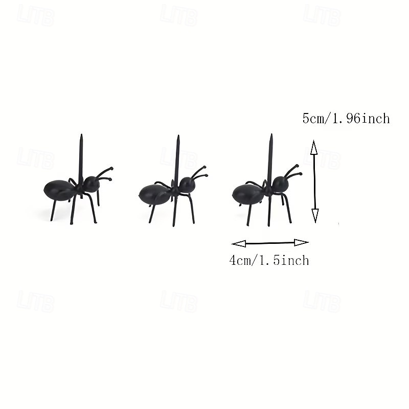 60 st myrdesignade fruktgafflar, återanvändbara fruktplockare djurförrättsgafflar för mellanmål tårta dessert för kök halloween födelsedagsfesttillbehör 2026 - $13.99 –P2
