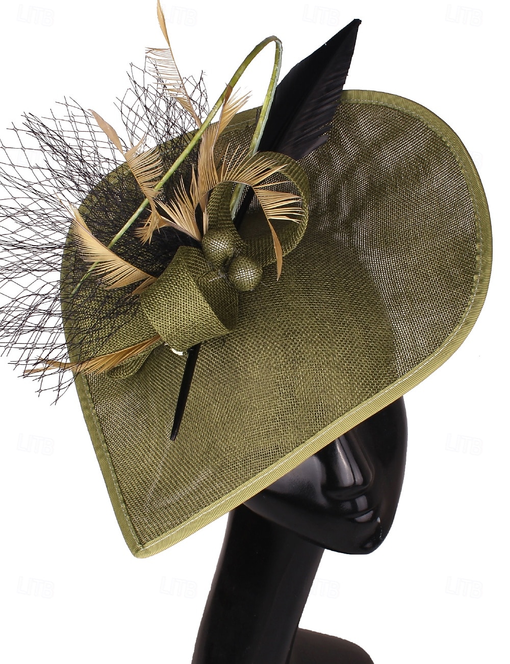 Fascinators Polyester Wedding Birthday Vintage Cute Retro With Feather Headpiece Headwear 2026 - $28.99 –P16