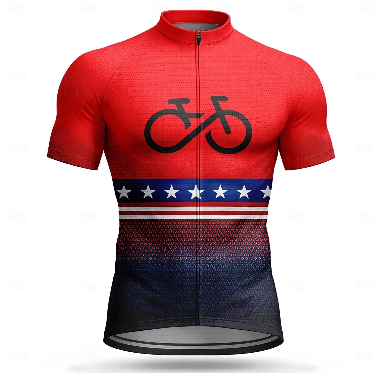 Amerikas 250-årsjubileum Uavhengighetsdagen Amerikansk uavhengighetsdag Herre Sykkeltrøyer Amerikansk amerikansk flagg Sykkel Kortermet Sykkel Jersey Topper med 3 baklommer UV-bestandig 2026 - $30.99 –P1