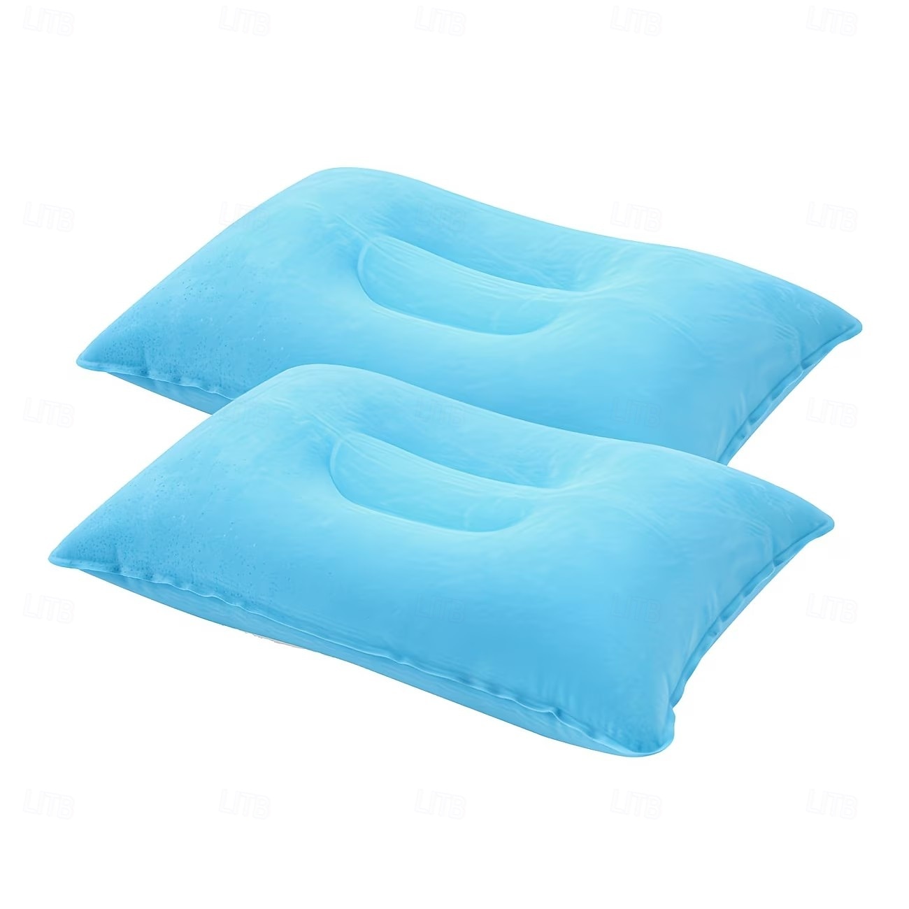 Lot de 2 oreillers de voyage gonflables ultra-légers format A4, petits oreillers carrés en tissu floqué, faciles à ranger, parfaits pour le camping, les siestes au bureau, les voyages, la randonnée et de 2026 ? $9.99 –P9