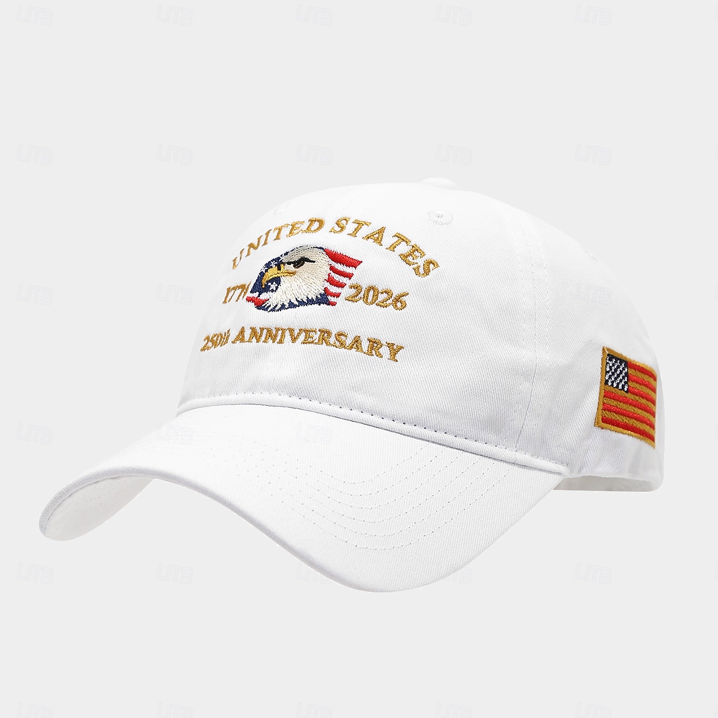 Cappello unisex 250° anniversario/indipendenza, berretto da baseball, portatile, traspirante, quotidiano, per esterni, strada, ricamo, bandiera del 2026 a $12.99 –P9