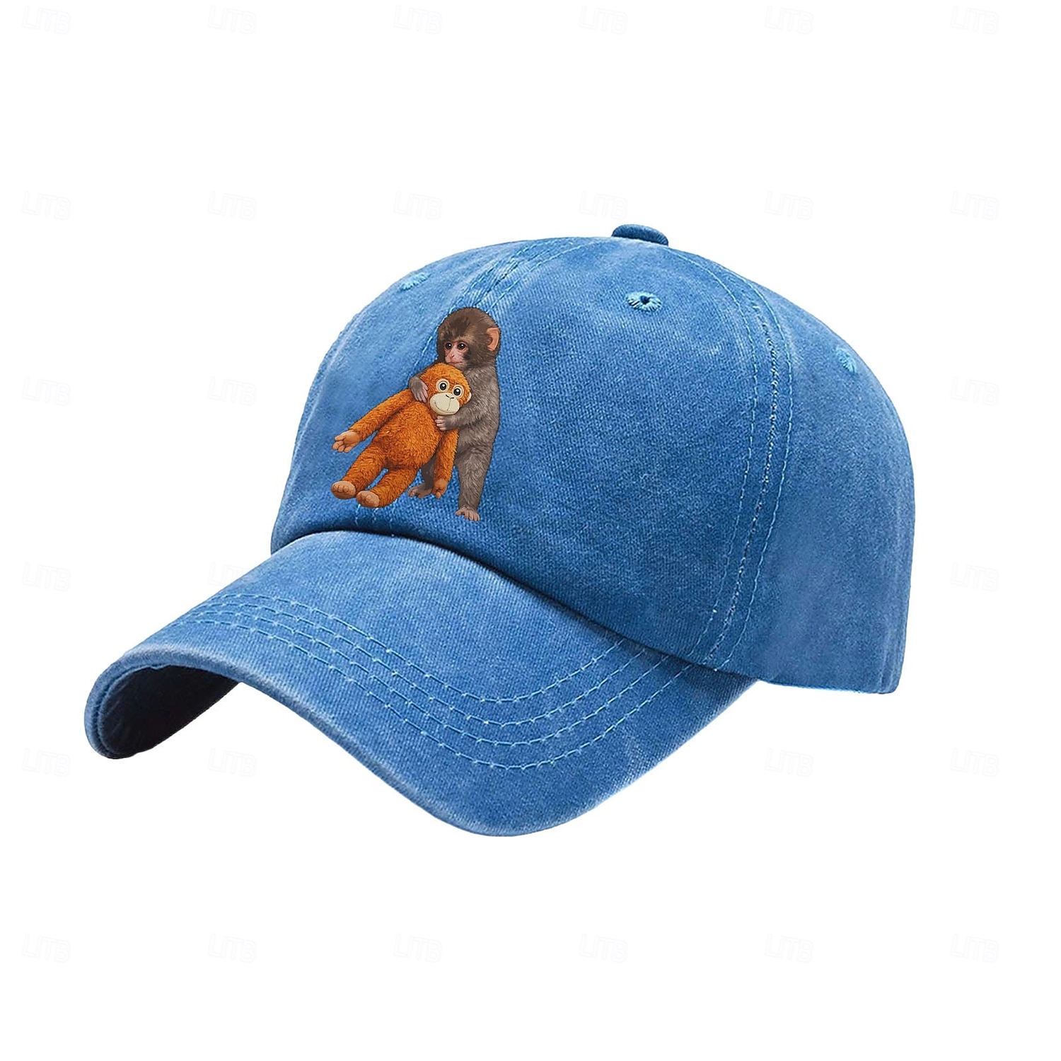 Tým Punch Monkey Meme Baseball Cap vtipná vintage praná bavlněná nastavitelné čepice pro muže a ženy 2026 - $16.99 –P15