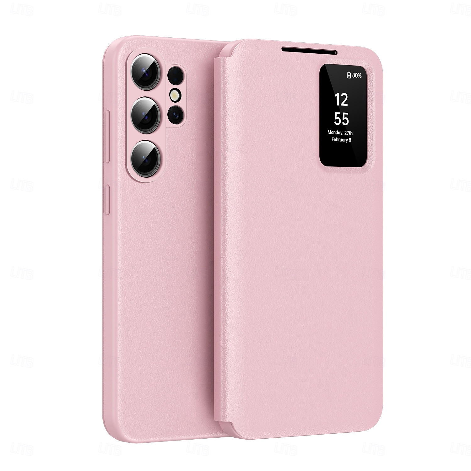 Phone Case For Samsung Galaxy S26 S26 Plus S26 Ultra Wallet Case Clear View Window Camera Lens Protector Ultra Thin Retro PU Leather 2026 - $25.99 –P12