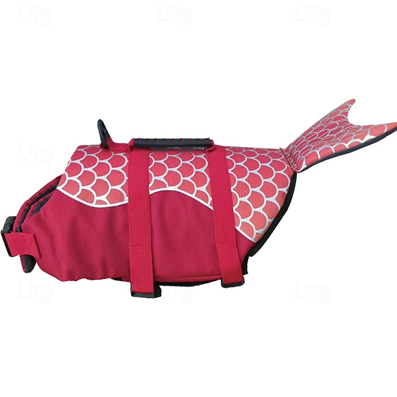 Shark Dog Safety Life Vest, Mermaid Dog Life Vests for Swimming with Superior Buoyancy and Rescue Handles for Swimming Pool Beach Boat 2026 - $28.99 –P7